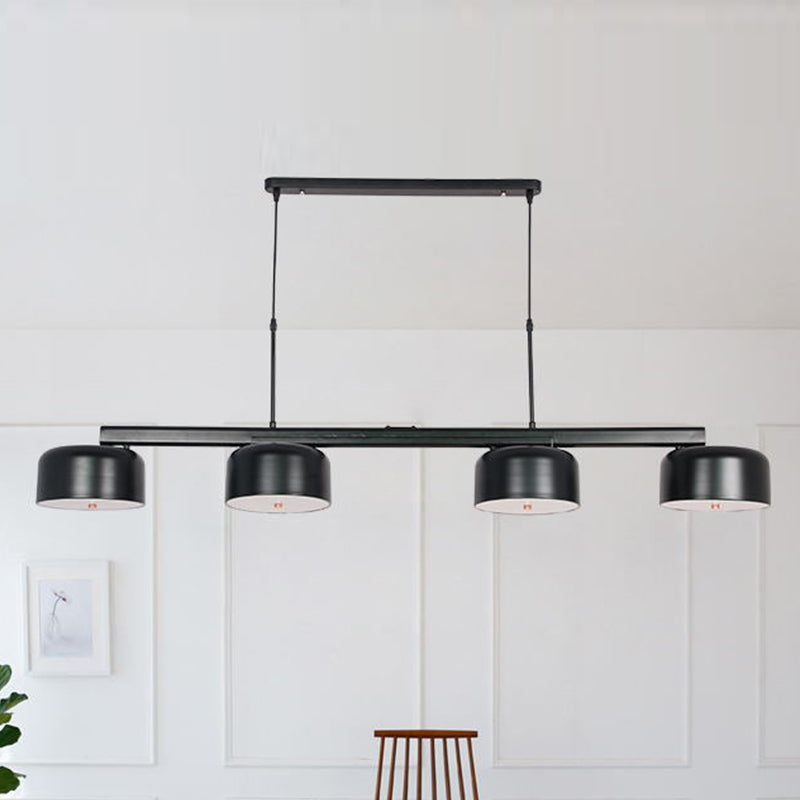Postmodern Metal Island Light Forma 4 Lights Island Colgante para comedor
