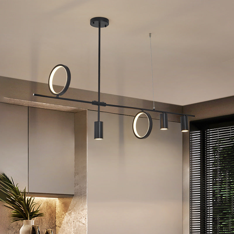 Colgante nórdico de la isla múltiple de la isla de metal múltiple para el comedor