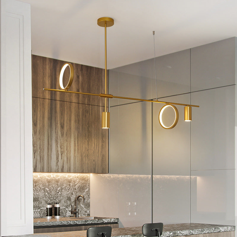 Colgante nórdico de la isla múltiple de la isla de metal múltiple para el comedor
