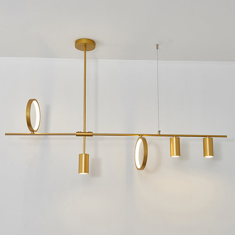 Colgante nórdico de la isla múltiple de la isla de metal múltiple para el comedor