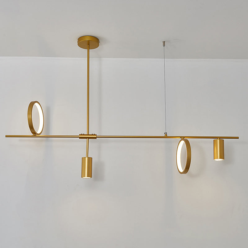 Colgante nórdico de la isla múltiple de la isla de metal múltiple para el comedor