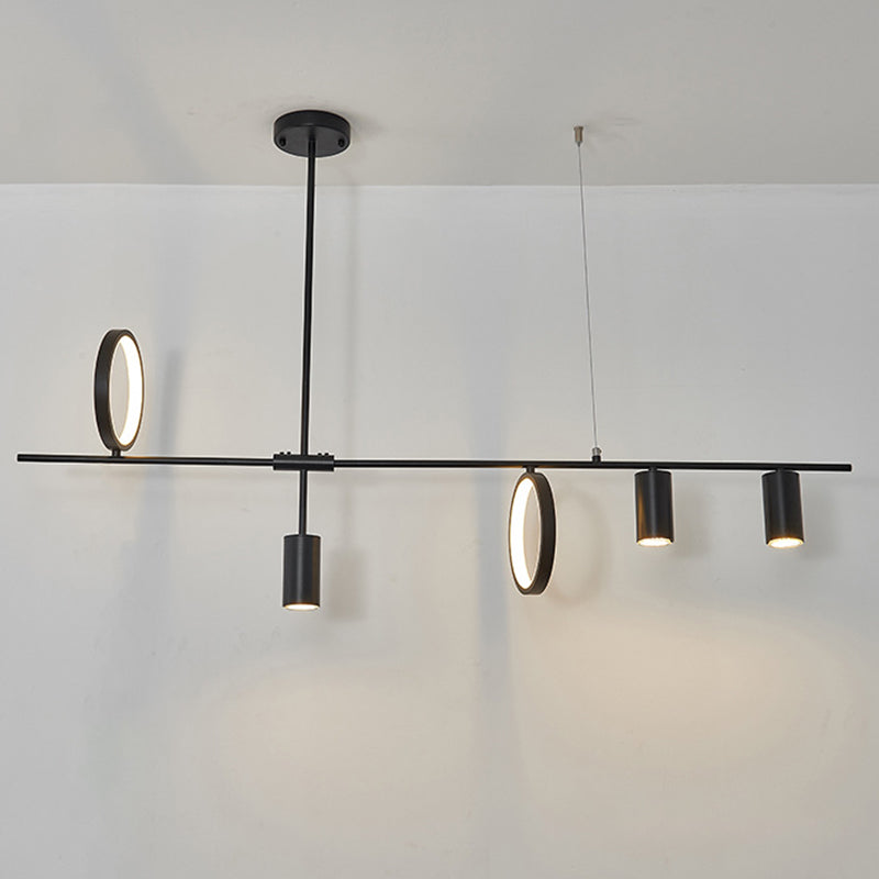 Colgante nórdico de la isla múltiple de la isla de metal múltiple para el comedor