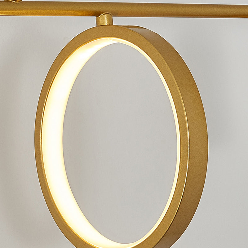 Colgante nórdico de la isla múltiple de la isla de metal múltiple para el comedor