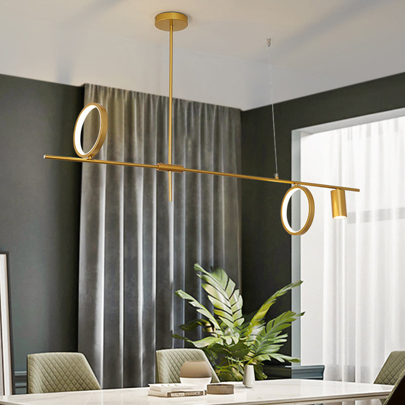 Colgante nórdico de la isla múltiple de la isla de metal múltiple para el comedor