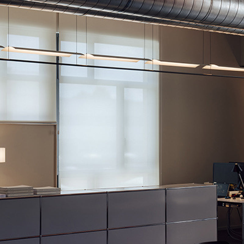 Retrase Black Island Light Modern Metal Led Island Colgante para sala de estar