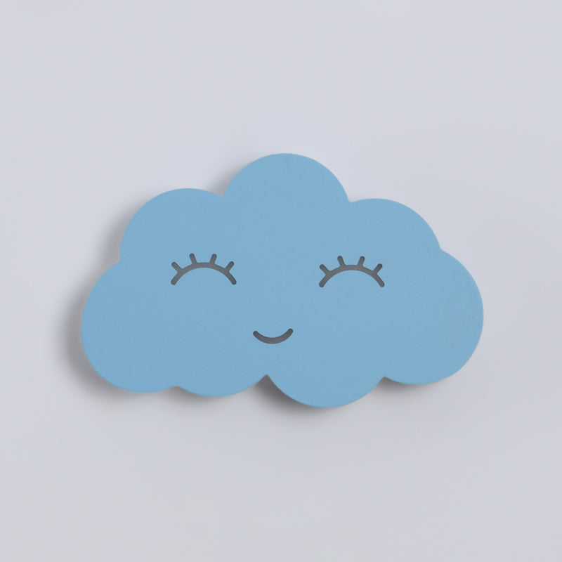 Stile per bambini unica sfumatura sfondata in metallo 1 illuminazione montata a parete