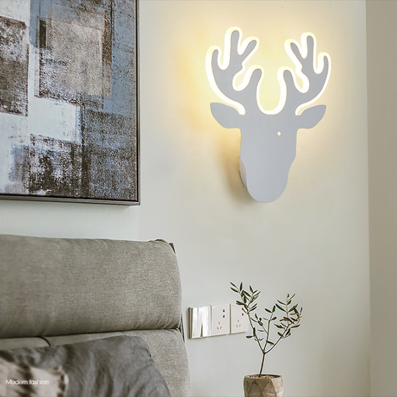 Moderner Stil Geometrischer Schatten Wandleuchten Metall 1 Lichtwandmontierte Beleuchtung