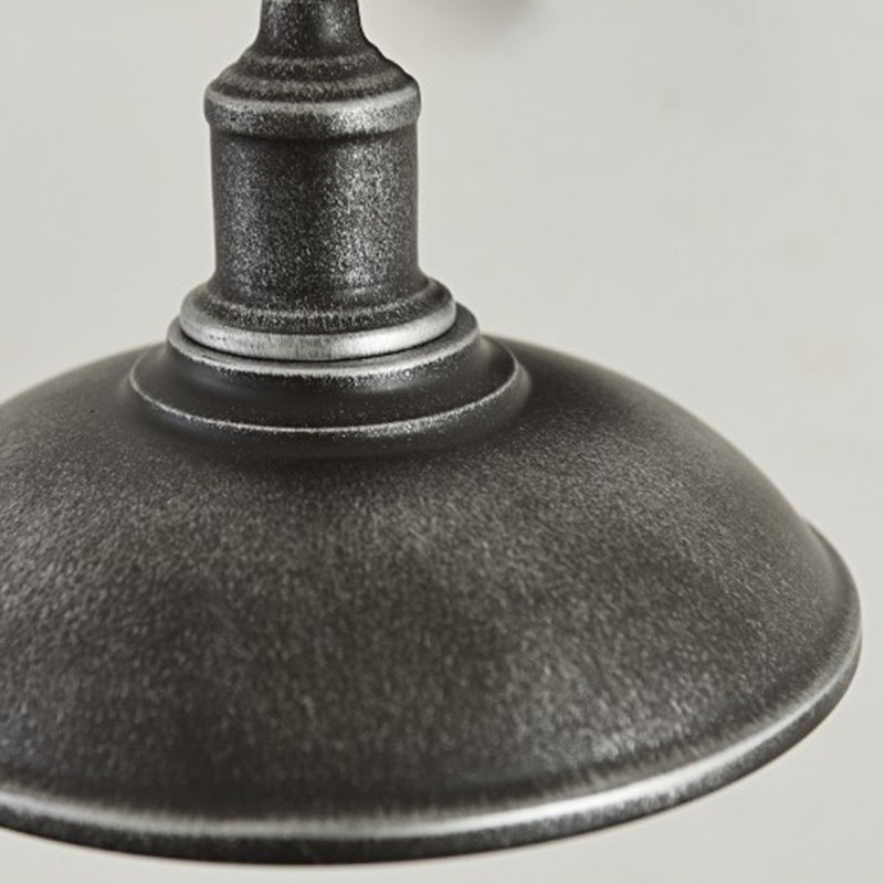 1 Light Dome Wall Mounted Light Fixture Industrial Style Metal Wall Sconce Lights