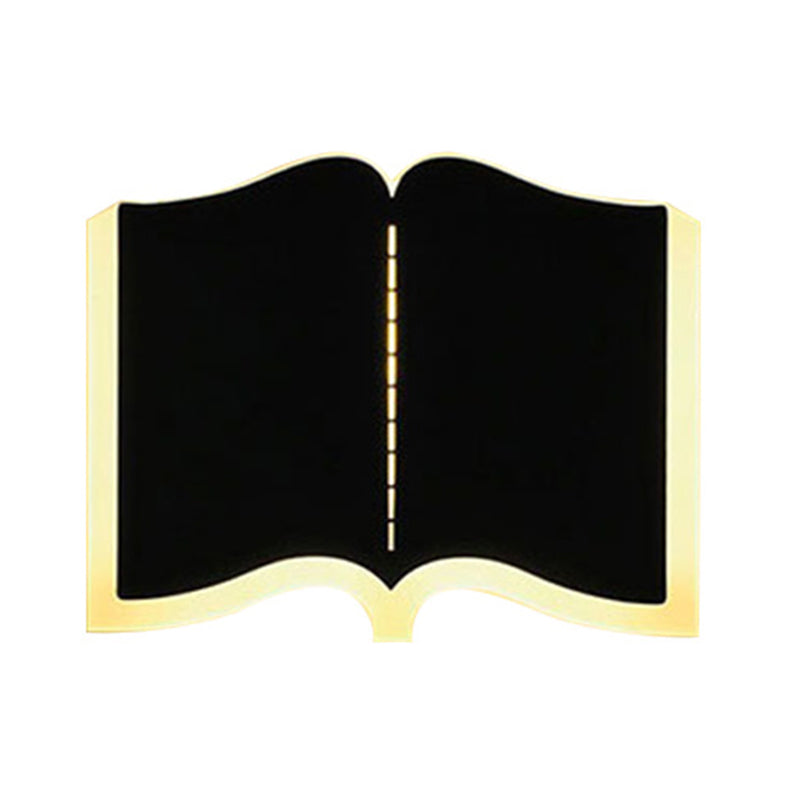 Buch Schatten Metall Wandleuchten moderner Stil 1 Leichtem Wandmontage Beleuchtung