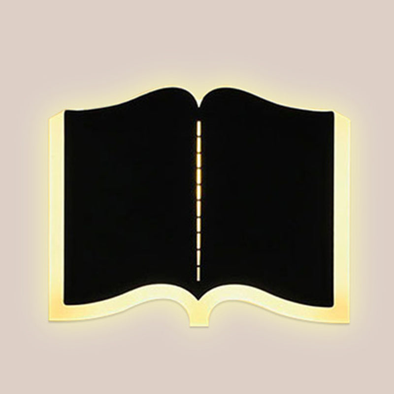 Buch Schatten Metall Wandleuchten moderner Stil 1 Leichtem Wandmontage Beleuchtung