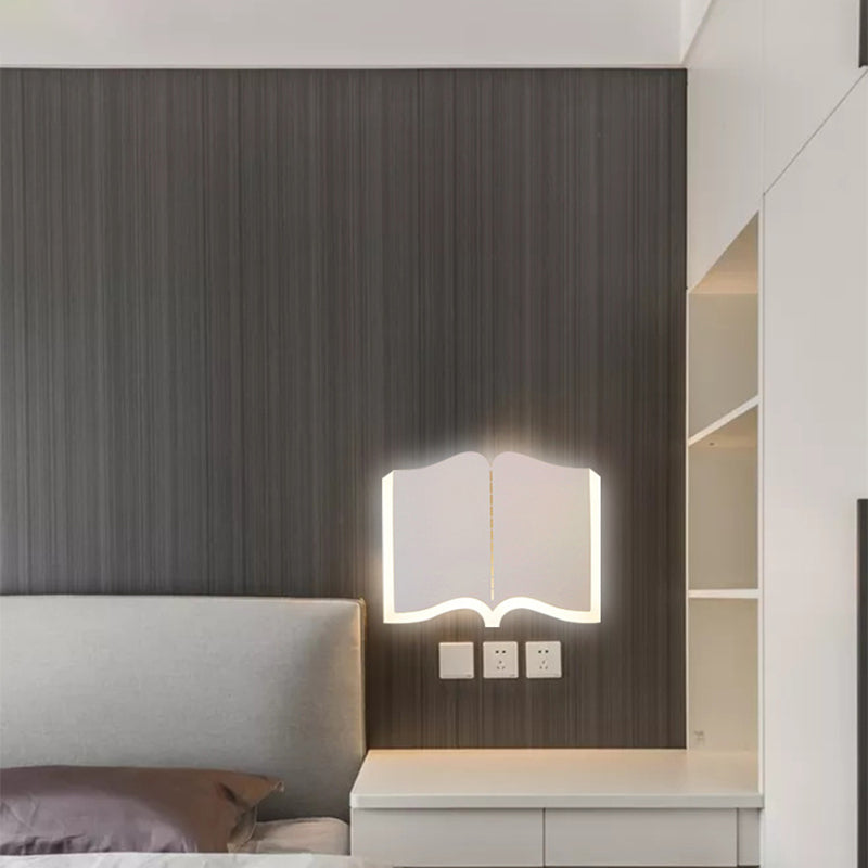 Buch Schatten Metall Wandleuchten moderner Stil 1 Leichtem Wandmontage Beleuchtung