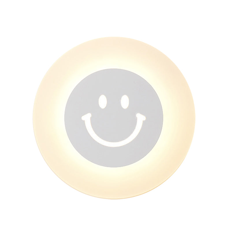 Moderner Stil Geometrischer Wandleuchten Metall Multi -Lichter Wandlampen in Weiß