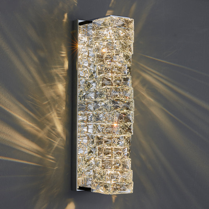 Geometrische Wandlampen moderner Kristallwandleuchten für Wohnzimmer