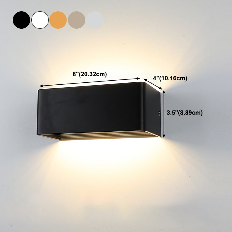 Geometrieform Wandleuchten moderne Metallwandmontageleuchten für Metallmontage