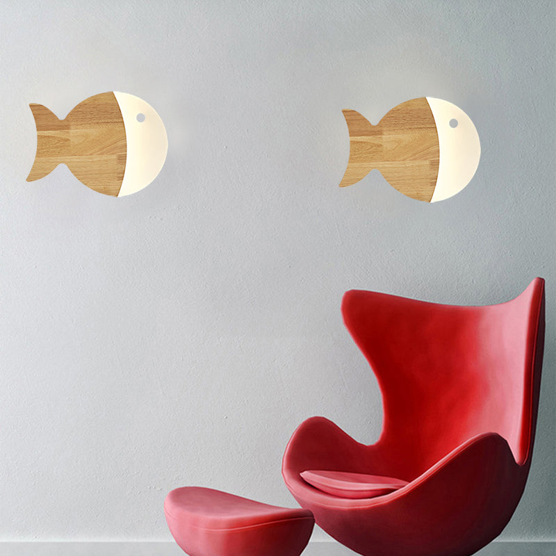 1 lumière géométrique murale desmpes murales de style moderne lumières murales en bois