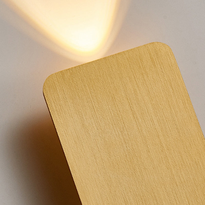 Moderner Stil Rechteck Wandleuchte Metall 2 Licht Wandmontage Leuchten