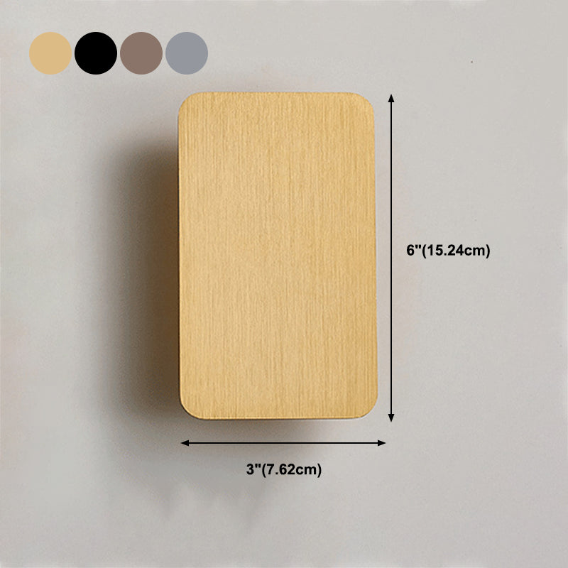 Moderner Stil Rechteck Wandleuchte Metall 2 Licht Wandmontage Leuchten