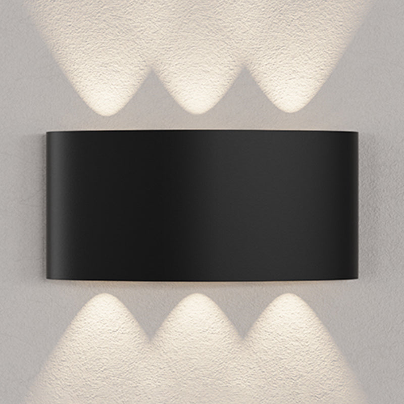 Géométrie des lumières murales de style moderne.