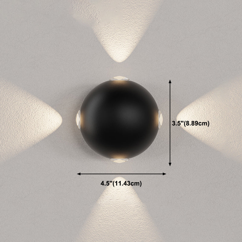 Géométrie des lumières murales de style moderne.