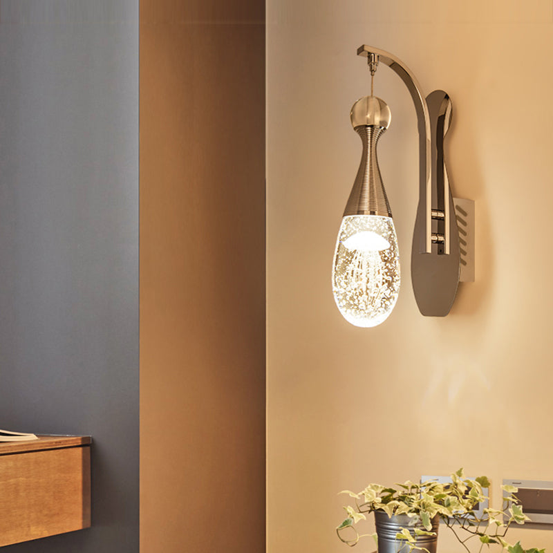 Éclairage de mur de style postmoderne à 1 lumière à 1 lumière pour chambre à coucher