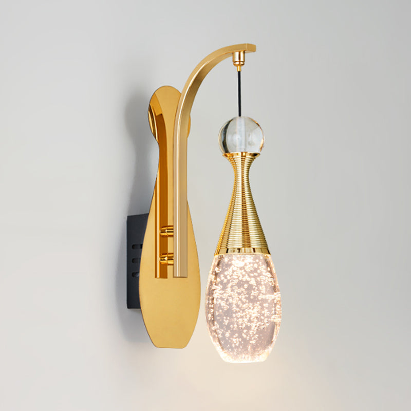 Éclairage de mur de style postmoderne à 1 lumière à 1 lumière pour chambre à coucher