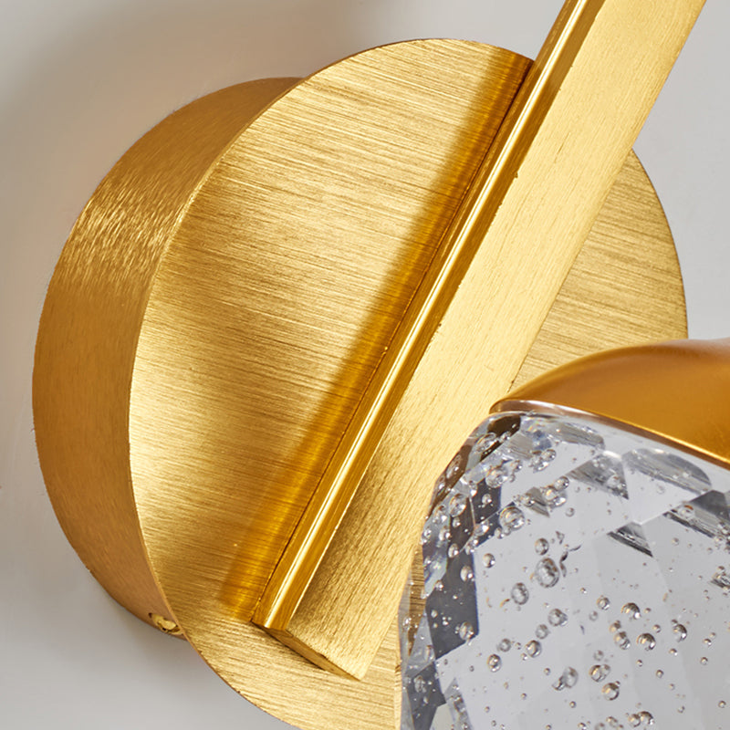 Éclairage de mur de style postmoderne à 1 lumière à 1 lumière pour chambre à coucher