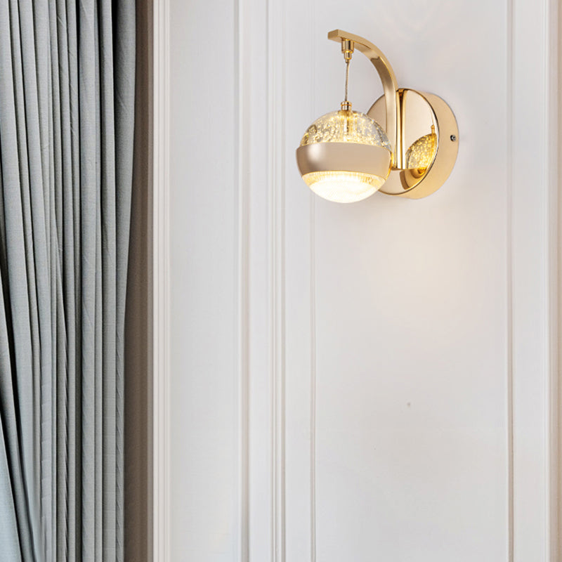 Éclairage de mur de style postmoderne à 1 lumière à 1 lumière pour chambre à coucher