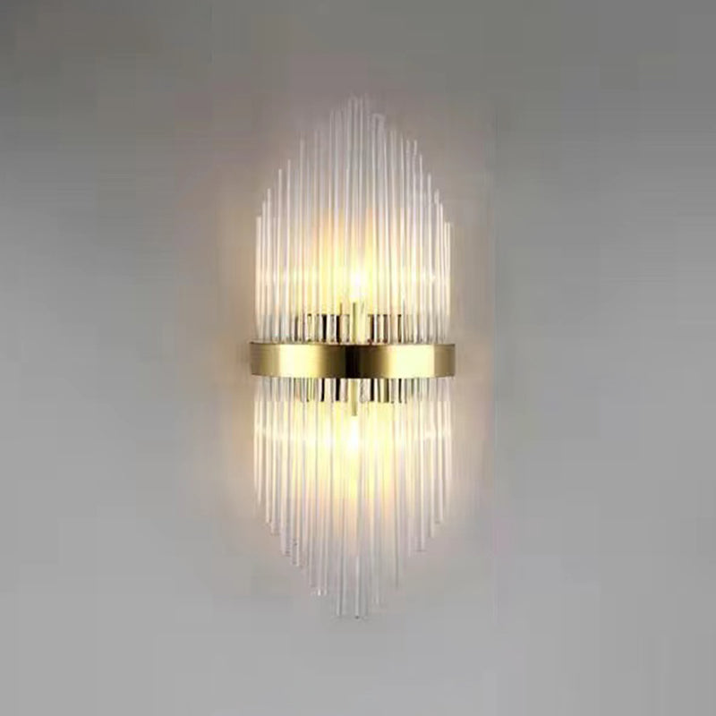Forme géométrique Crystal Light Style moderne 2 lumières
