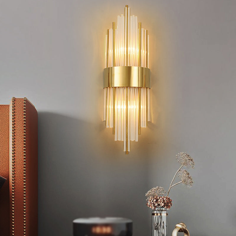 Forme géométrique Crystal Light Style moderne 2 lumières