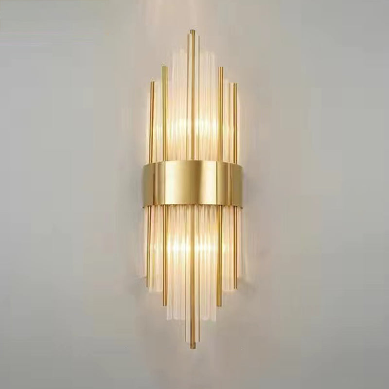 Forme géométrique Crystal Light Style moderne 2 lumières
