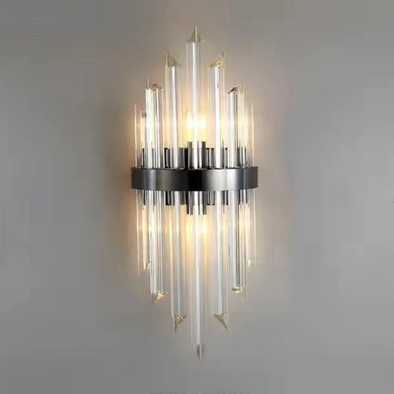 Forme géométrique Crystal Light Style moderne 2 lumières