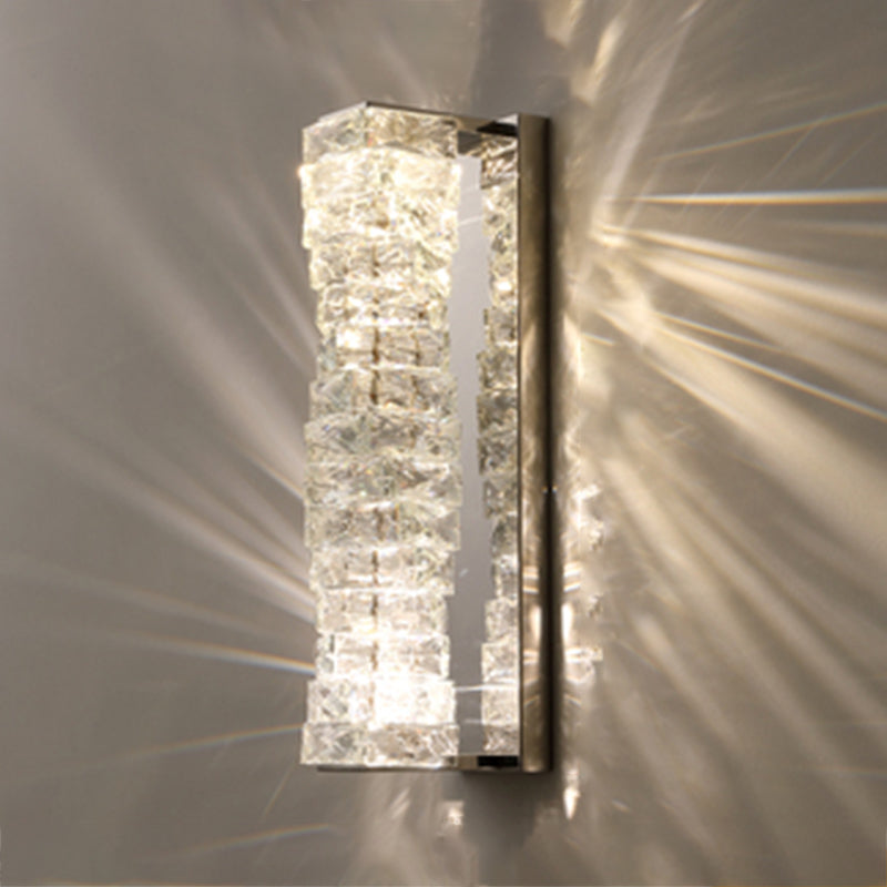 Ligera de pared de cristal de estilo de pared de tira múltiple de luz para el comedor para comedor