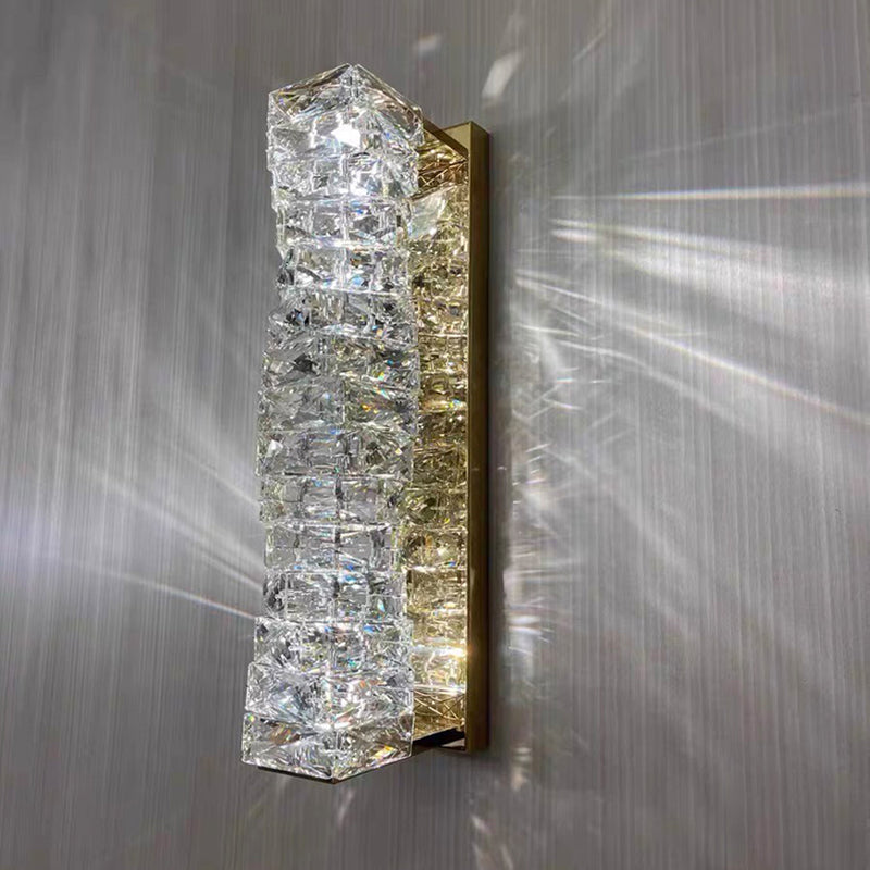 Ligera de pared de cristal de estilo de pared de tira múltiple de luz para el comedor para comedor