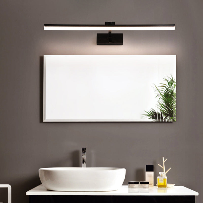 Metal Linear Wall Vanity Light Modern Style 1 Light Vanity Lighting Ideas