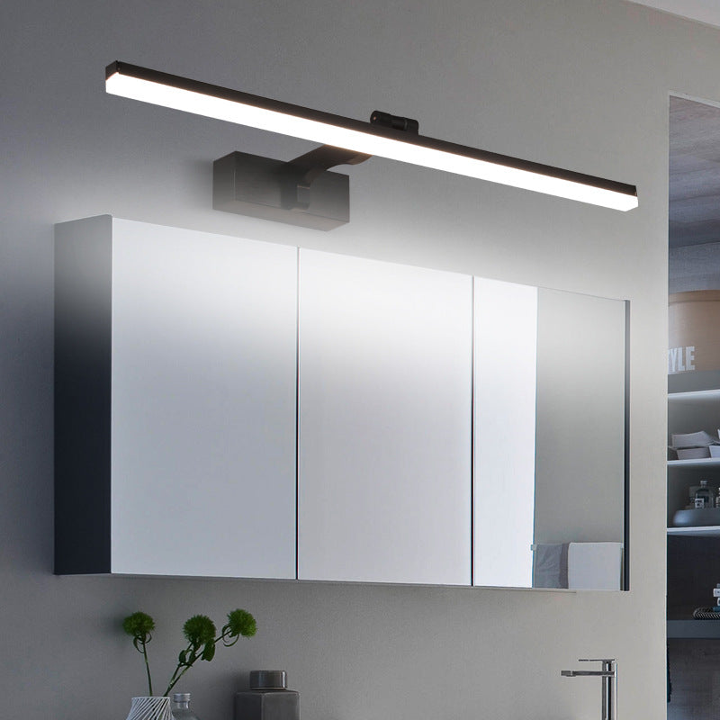 Metal Linear Wall Vanity Light Modern Style 1 Light Vanity Lighting Ideas