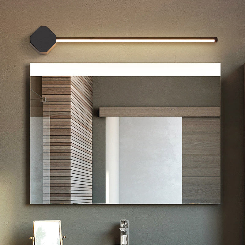 Metal Slim Wall Vanity Light Modern Style Modern 1 Fishting Light Vanity Light
