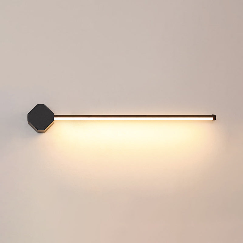 Metal Slim Wall Vanity Light Modern Style Modern 1 Fishting Light Vanity Light