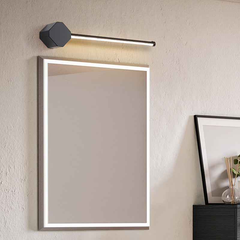 Metal Slim Wall Vanity Light Modern Style Modern 1 Fishting Light Vanity Light
