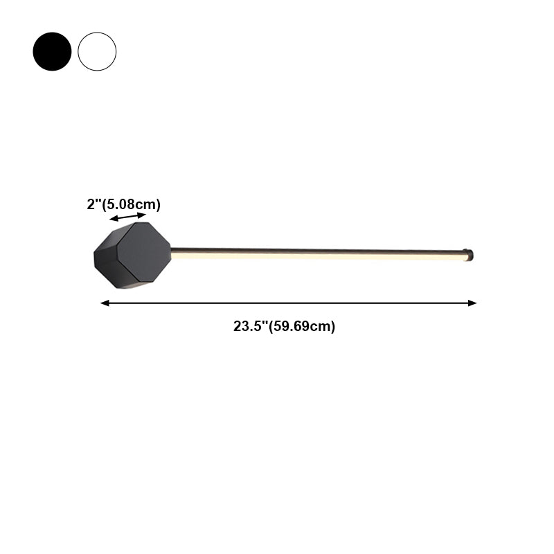 Metal Slim Wall Vanity Light Modern Style Modern 1 Fishting Light Vanity Light