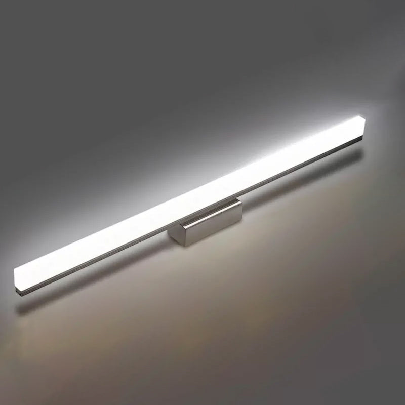 Metal Strip Wall Vanity Light Modern Style 1 Light Vanity Lighting Ideas