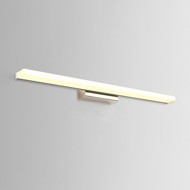 Metal Strip Wall Vanity Light Modern Style 1 Light Vanity Lighting Ideas