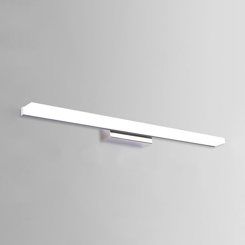 Metal Strip Wall Vanity Light Modern Style 1 Light Vanity Lighting Ideas
