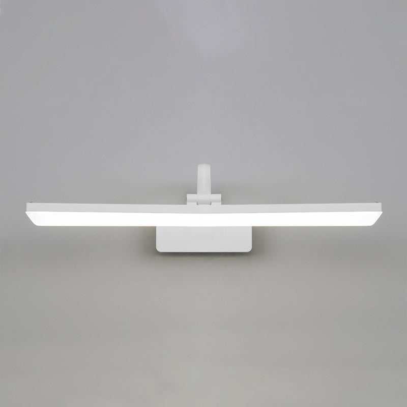 Linear Metal Wall Sconce Modern Style 1-Light Mirror Wall Mount Lighting