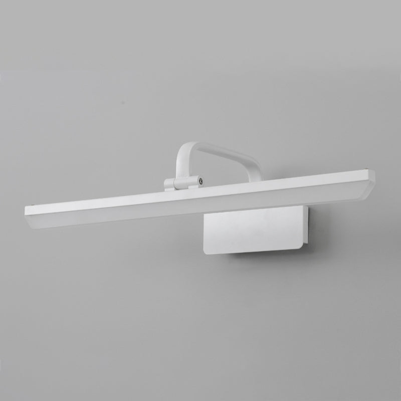 Linear Metal Wall Sconce Modern Style 1-Light Mirror Wall Mount Lighting
