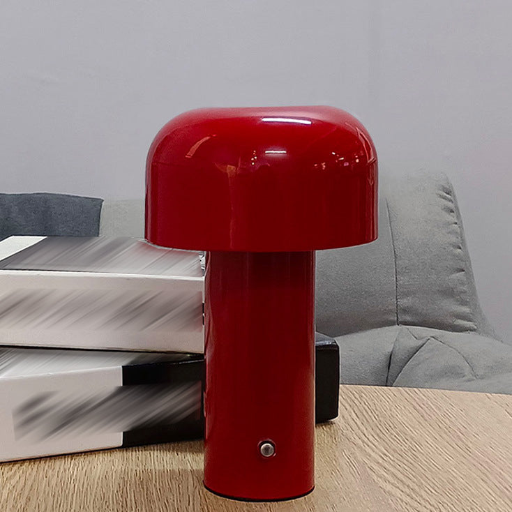 Mushroom Table Light Minimalist Style Metal Night Table Lamp