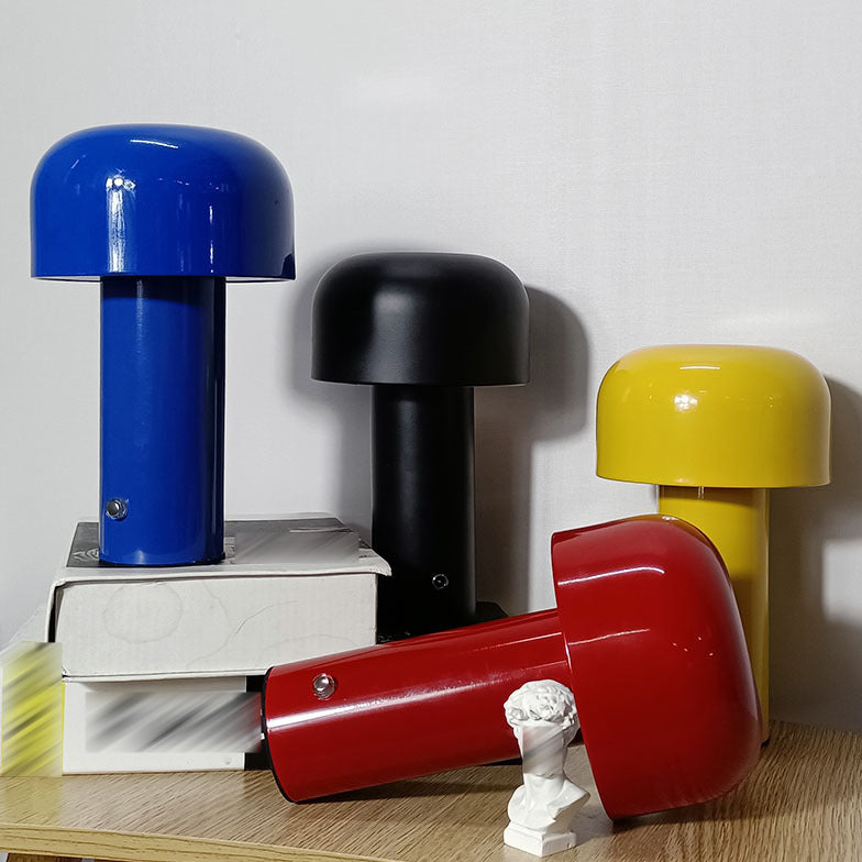 Mushroom Table Light Minimalist Style Metal Night Table Lamp