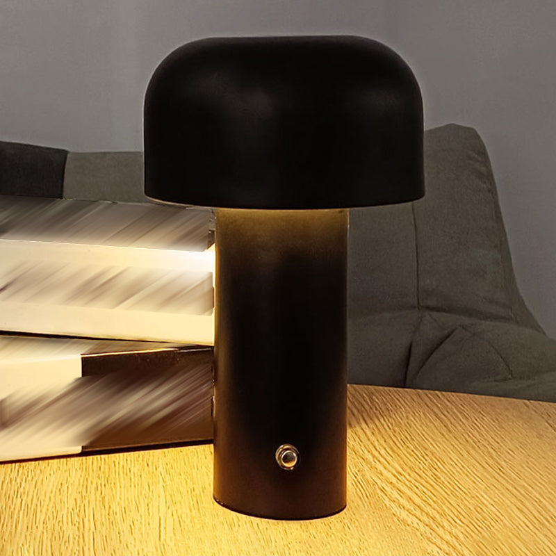Mushroom Table Light Minimalist Style Metal Night Table Lamp
