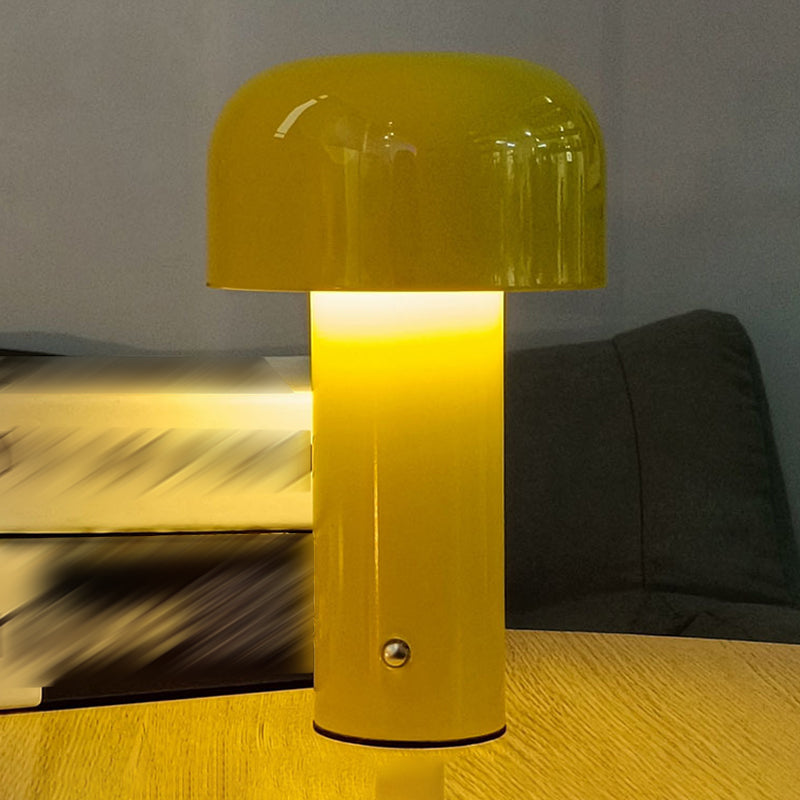 Mushroom Table Light Minimalist Style Metal Night Table Lamp