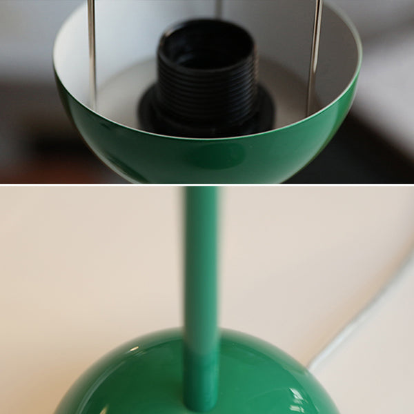 Halbkreis-Schlafzimmertischlampe Harz Minimalistische Nachttischlampe