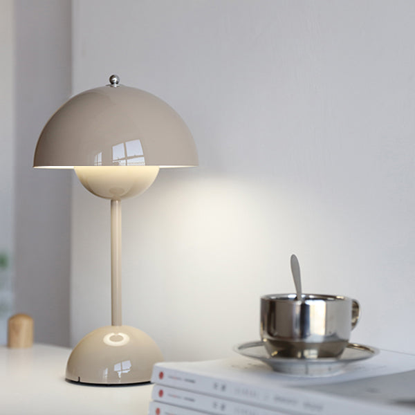 Halbkreis-Schlafzimmertischlampe Harz Minimalistische Nachttischlampe